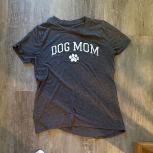 Modern Lux Charcoal Dog Mom Tee
